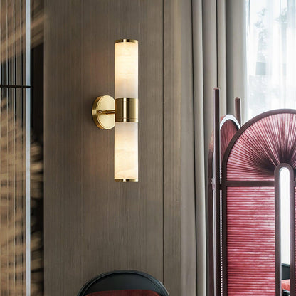 Alabaster Wall Lamp with Soft Glow