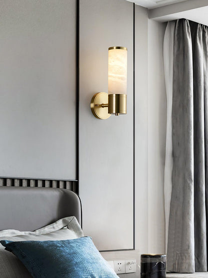 Alabaster Wall Lamp with Soft Glow