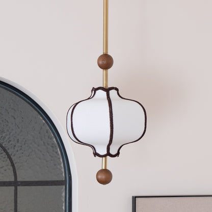 Lantern Fabric Pendant Light Position 27