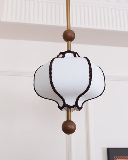 Lantern Fabric Pendant Light Position 29