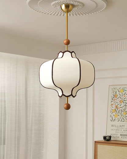 Lantern Fabric Pendant Light Position 22
