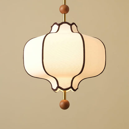 Lantern Fabric Pendant Light Position 16