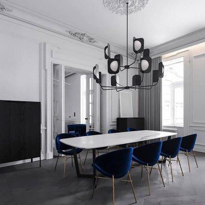 Leaf Folio Chandelier with Adjustable Brightness — alternate angle