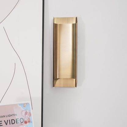 Brass Wall Lamp with Adjustable Light Direction