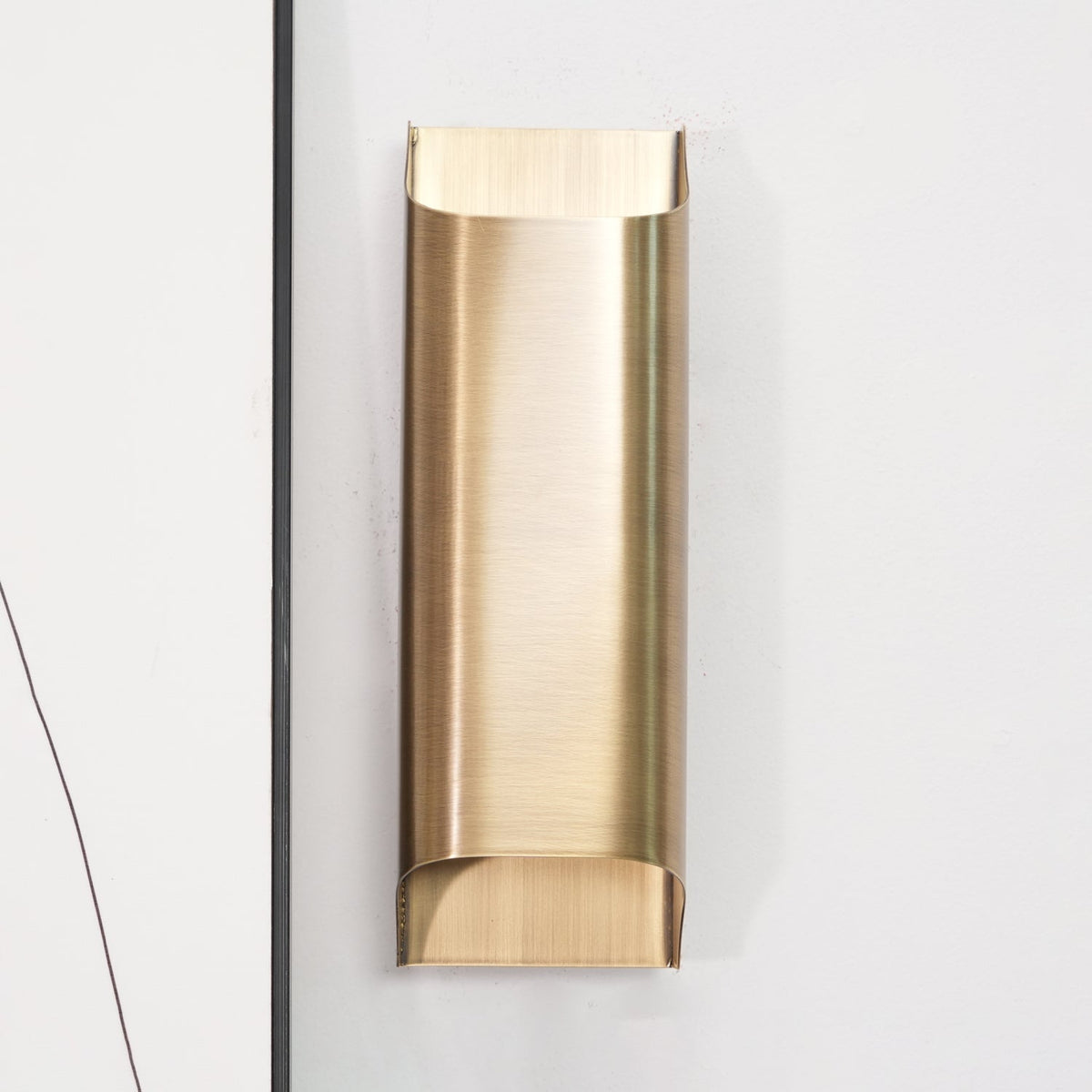 Brass Wall Lamp with Adjustable Light Direction