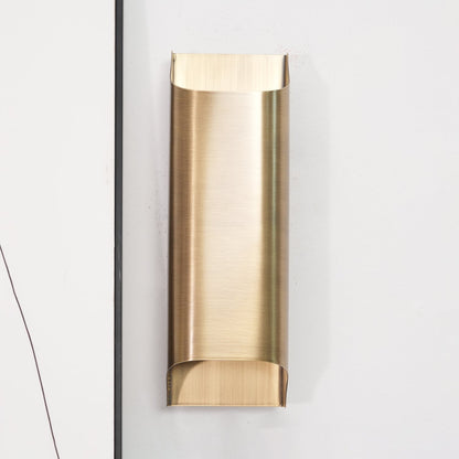 Brass Wall Lamp with Adjustable Light Direction