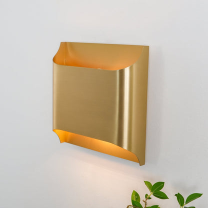 Brass Wall Lamp with Adjustable Light Direction