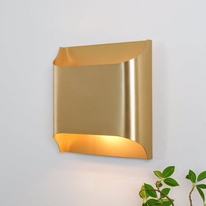 Brass Wall Lamp with Adjustable Light Direction