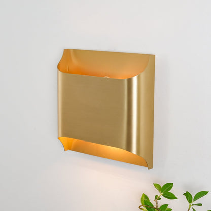 Brass Wall Lamp with Adjustable Light Direction