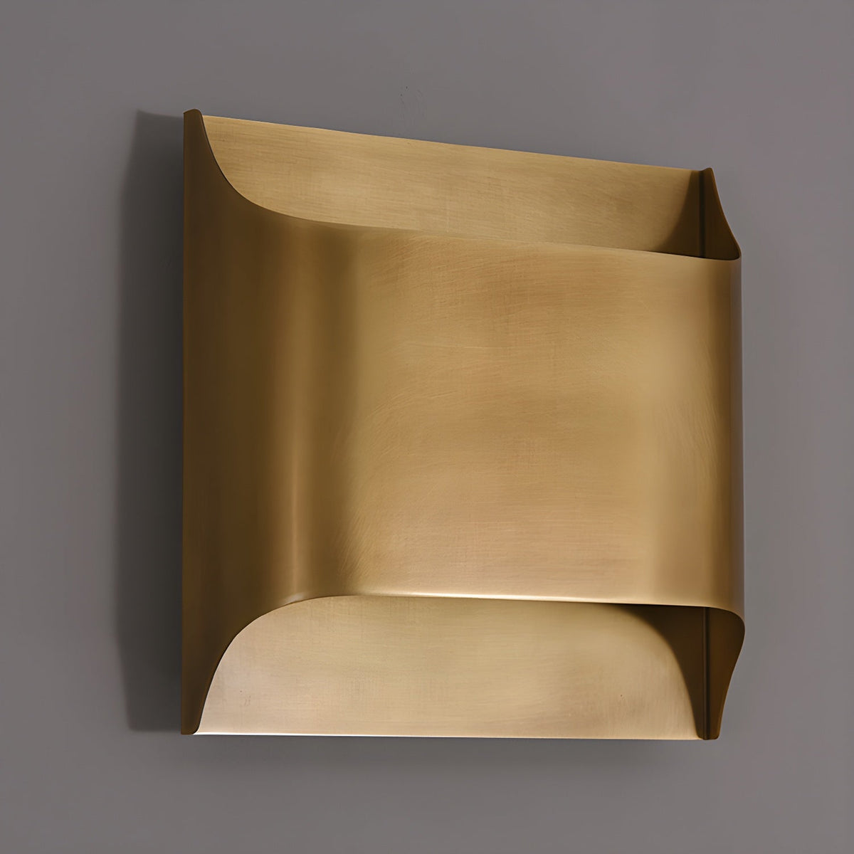 Brass Wall Lamp with Adjustable Light Direction