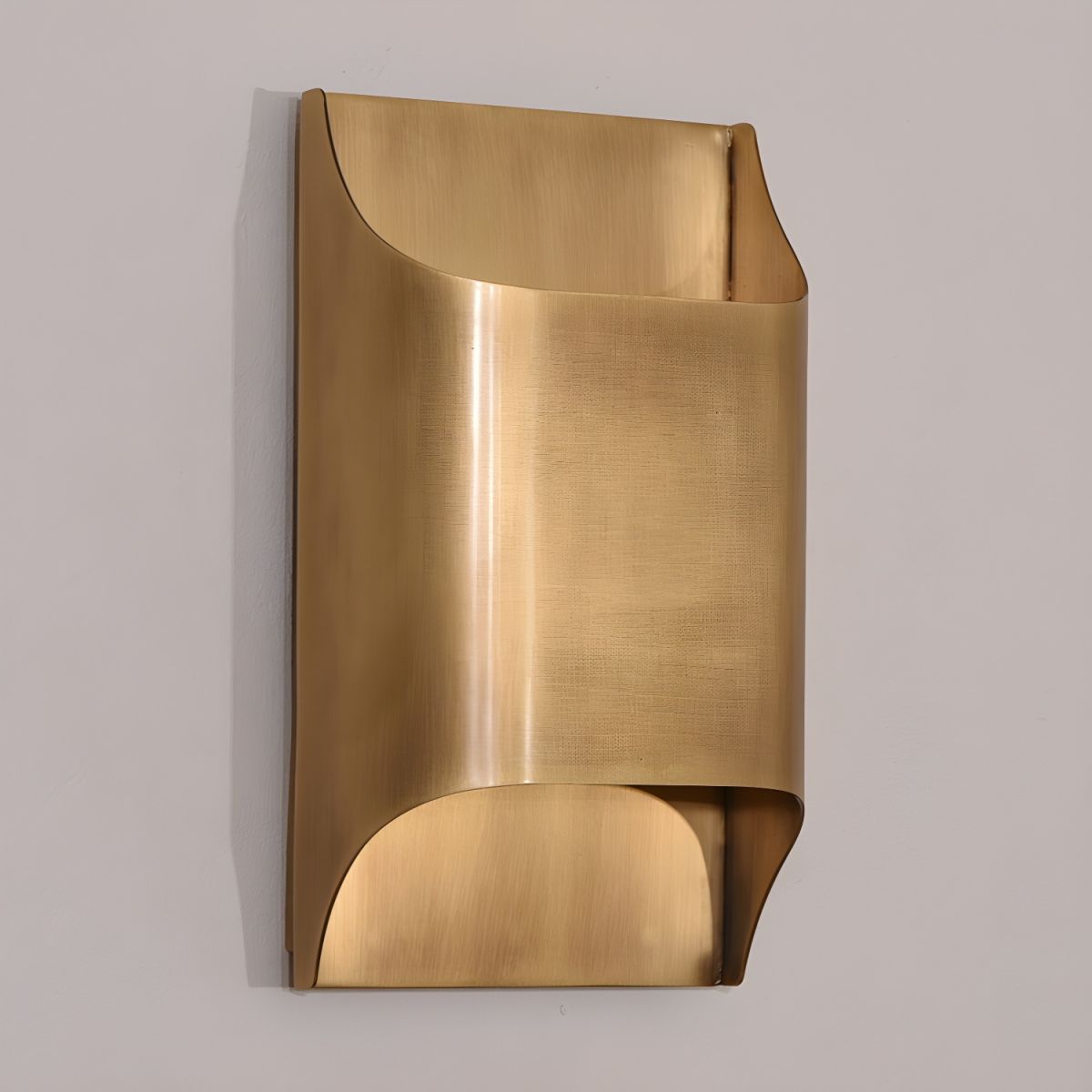 Brass Wall Lamp with Adjustable Light Direction