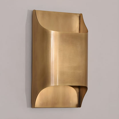 Brass Wall Lamp with Adjustable Light Direction