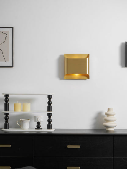 Brass Wall Lamp with Adjustable Light Direction