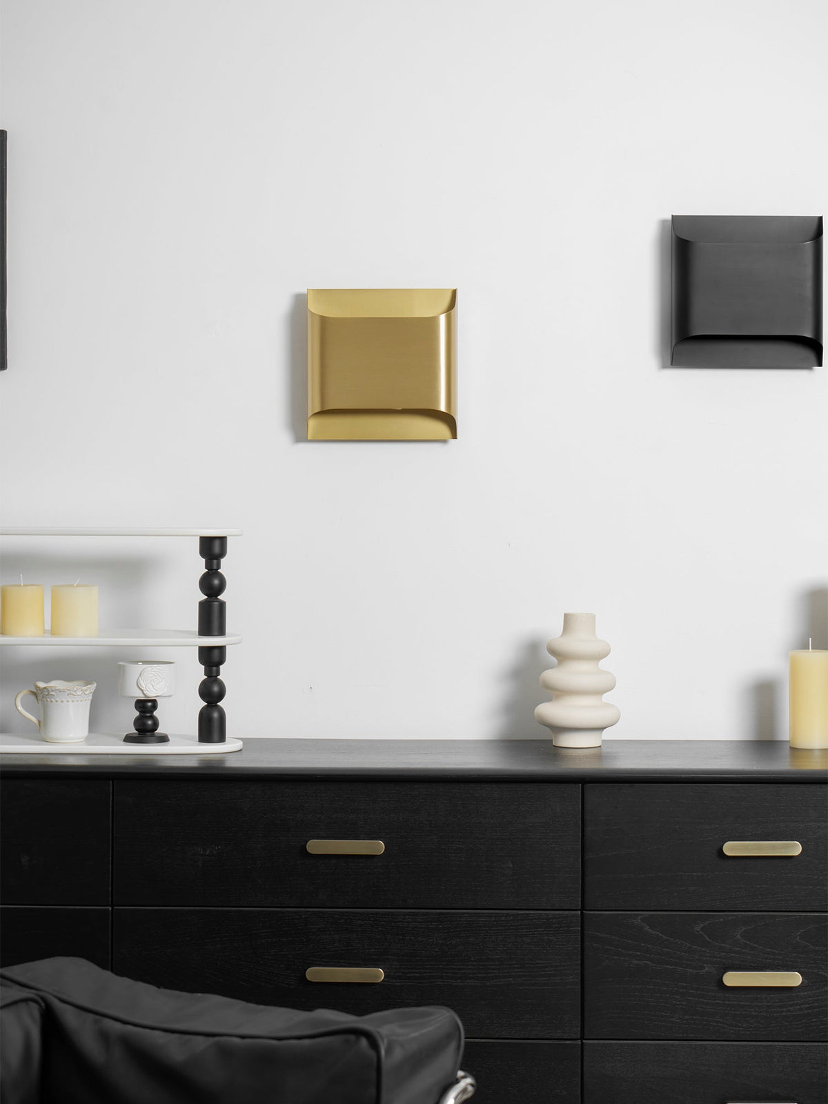 Brass Wall Lamp with Adjustable Light Direction