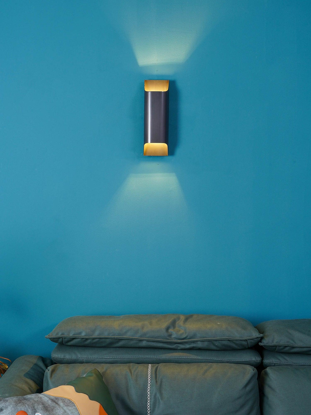 Brass Wall Lamp with Adjustable Light Direction