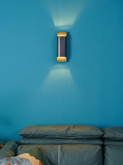 Brass Wall Lamp with Adjustable Light Direction