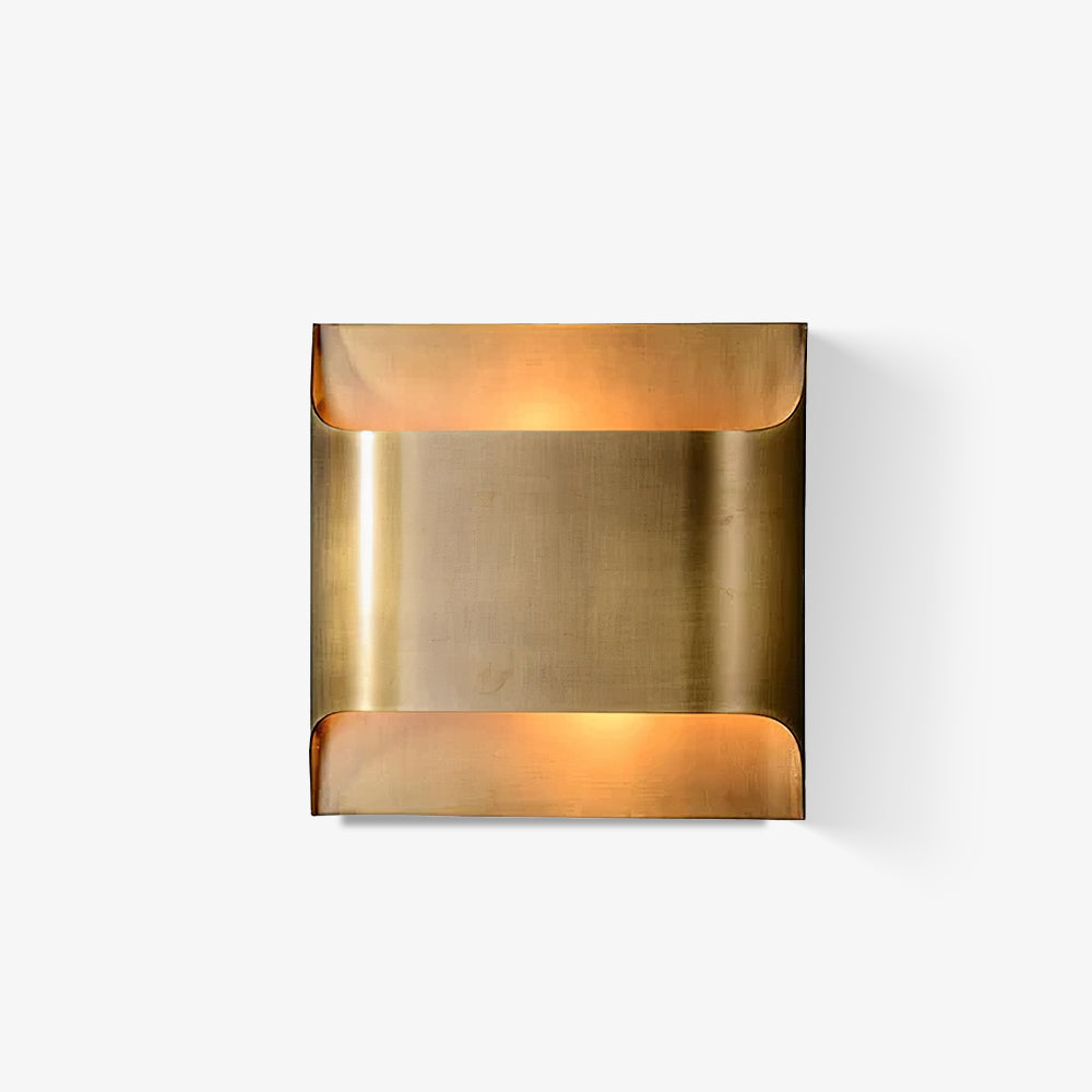 Brass Wall Lamp with Adjustable Light Direction