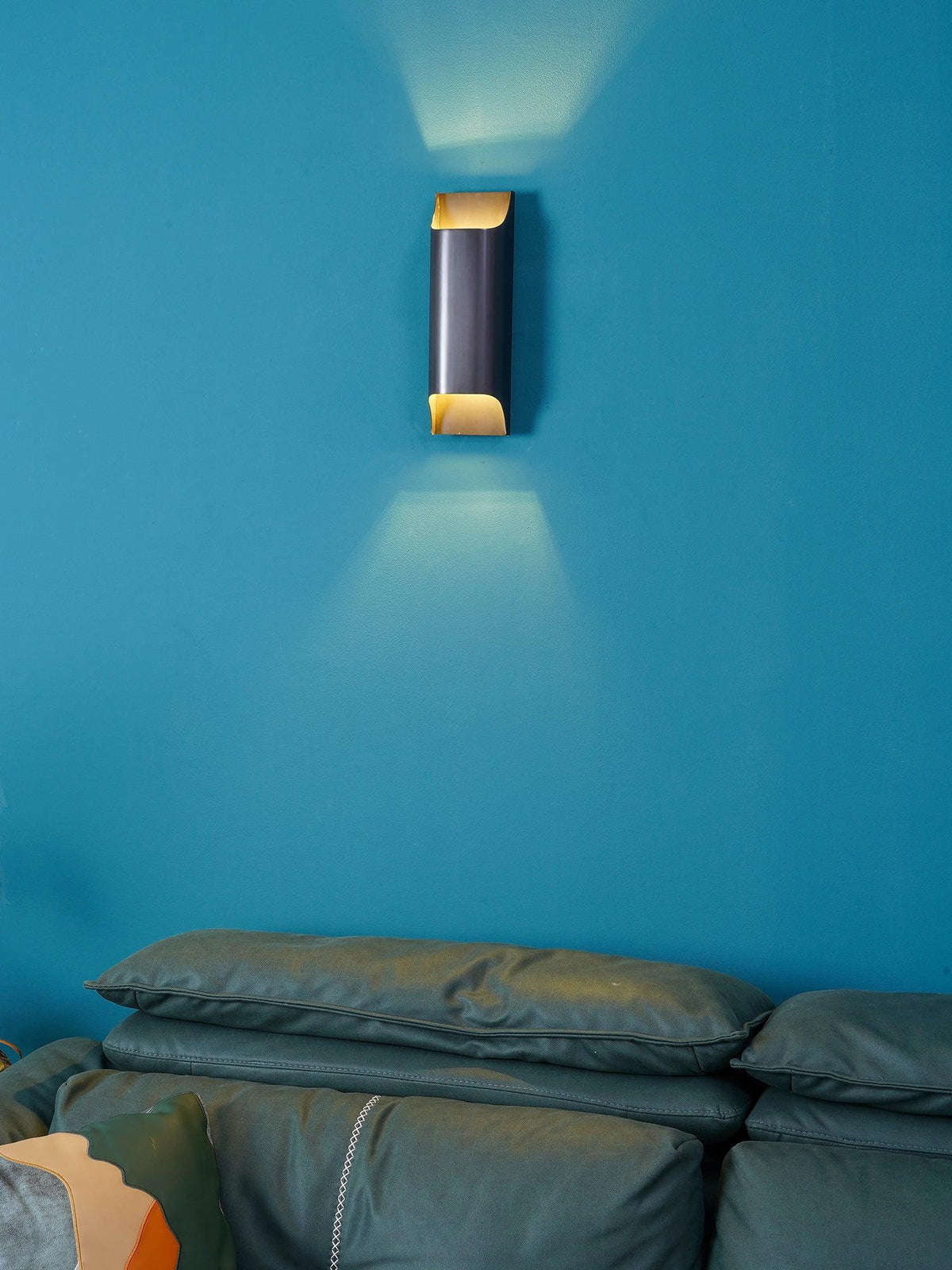 Brass Wall Lamp with Adjustable Light Direction