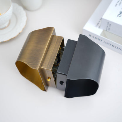 Brass Wall Lamp with Adjustable Light Direction