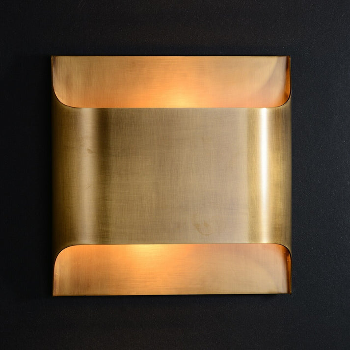 Brass Wall Lamp with Adjustable Light Direction