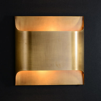 Brass Wall Lamp with Adjustable Light Direction