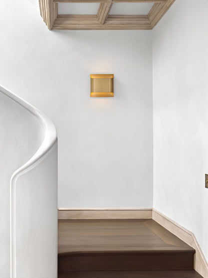 Brass Wall Lamp with Adjustable Light Direction