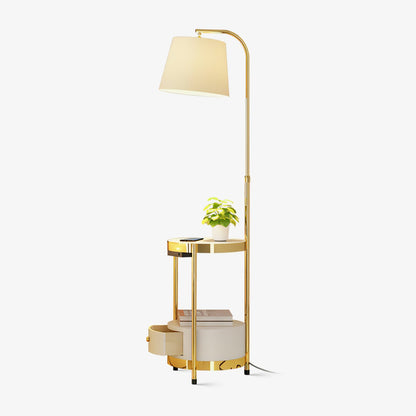 Lilah LED Floor Lamp with Adjustable Brightness and Modern Design — front view