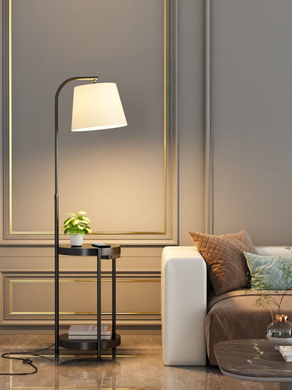 Lilah LED Floor Lamp with Adjustable Brightness and Modern Design — lifestyle view
