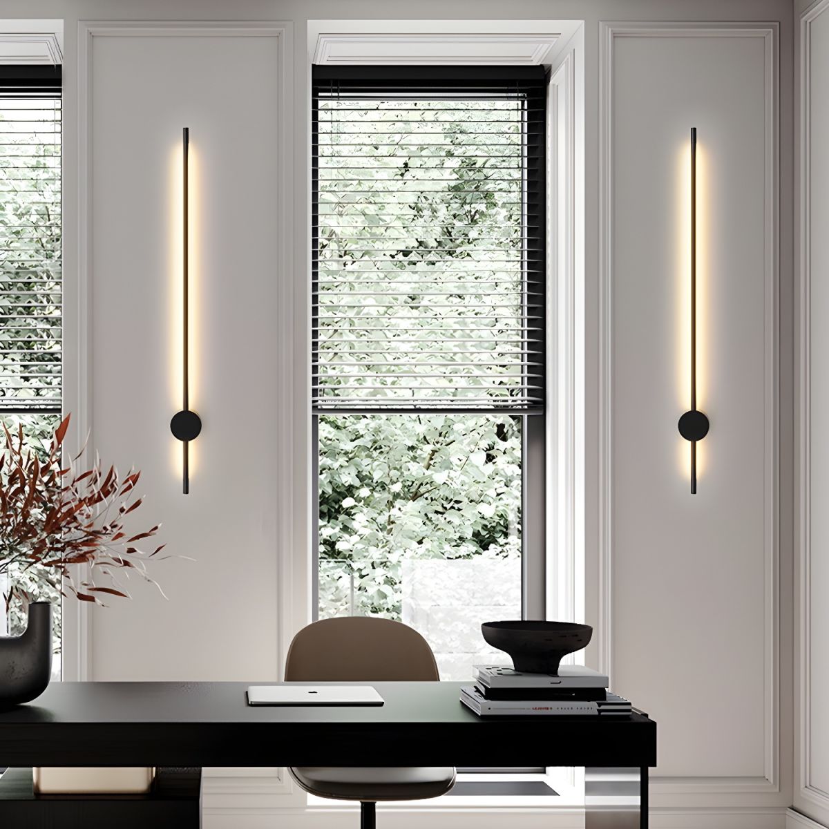 Linear LED Wall Light, Multiple Dimming Options