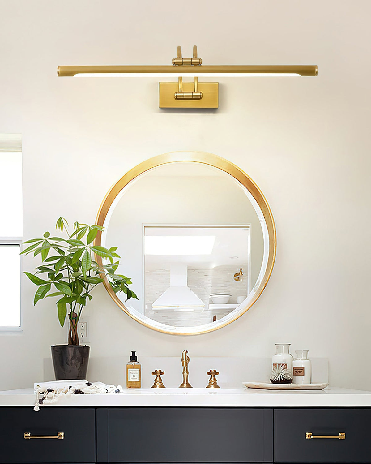 Sleek Linear Vanity Wall Light, Energy-Efficient