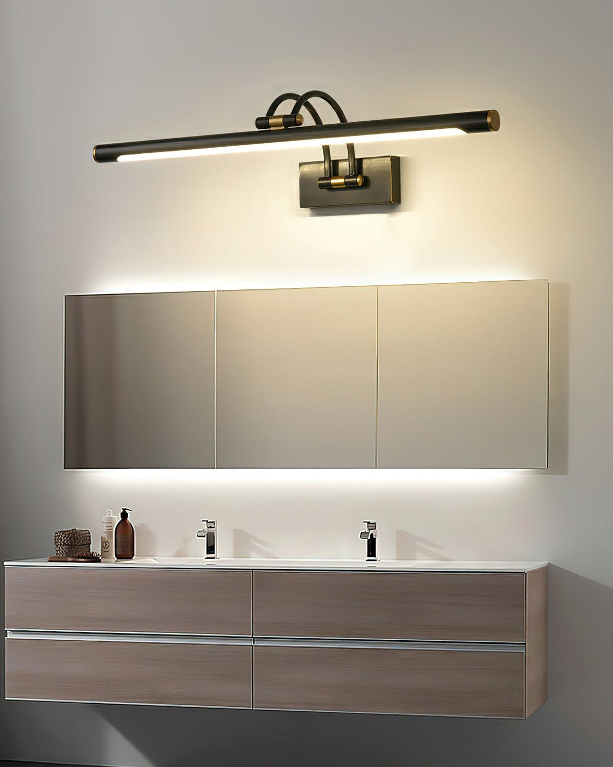 Sleek Linear Vanity Wall Light, Energy-Efficient