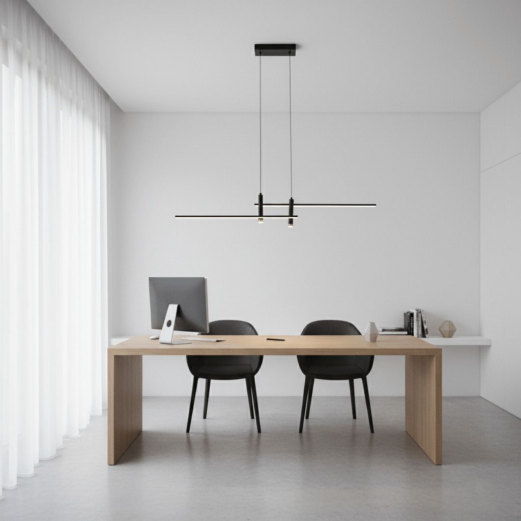 Linked Ring Island Pendant Light, Dimmable — alternate angle