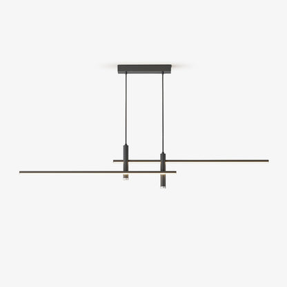 Linked Ring Island Pendant Light, Dimmable — front view