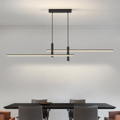 Linked Ring Island Pendant Light, Dimmable — detail view