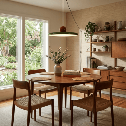 Plug-In Swag Pendant Light with Warm Glow — detail view