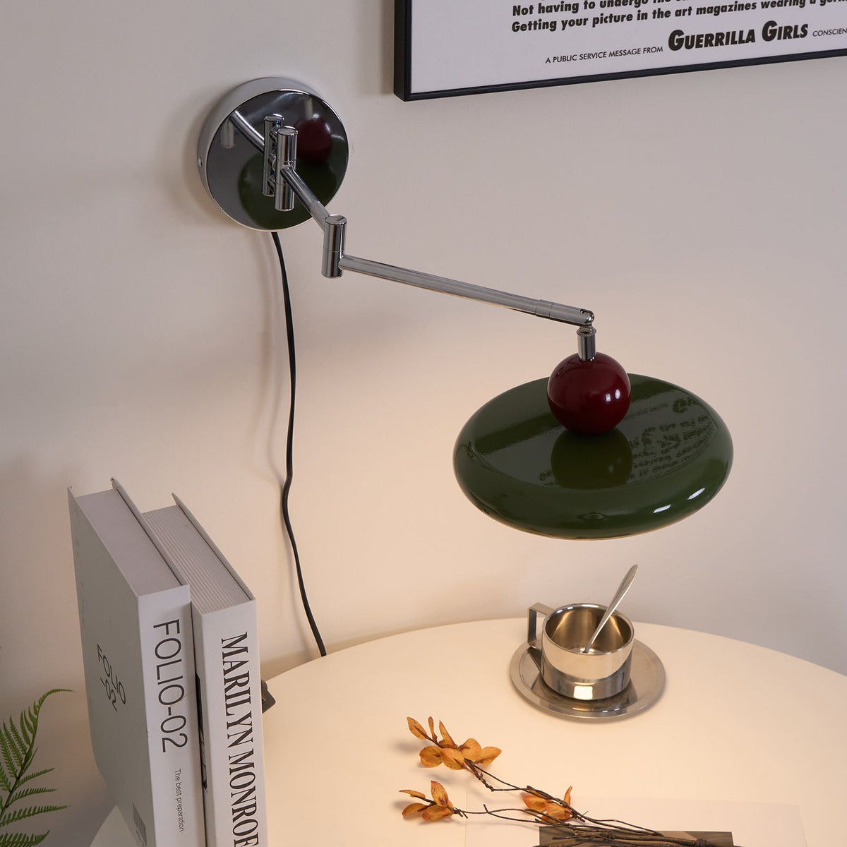 Plug-In Wall Lamp with Adjustable Brightness