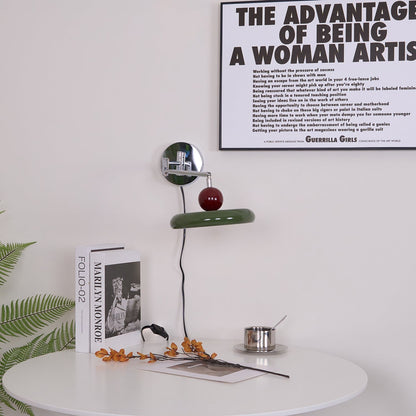 Plug-In Wall Lamp with Adjustable Brightness