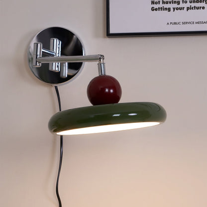 Plug-In Wall Lamp with Adjustable Brightness