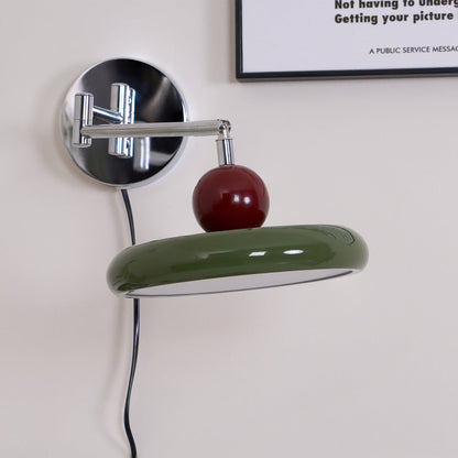 Plug-In Wall Lamp with Adjustable Brightness