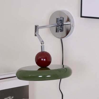 Plug-In Wall Lamp with Adjustable Brightness