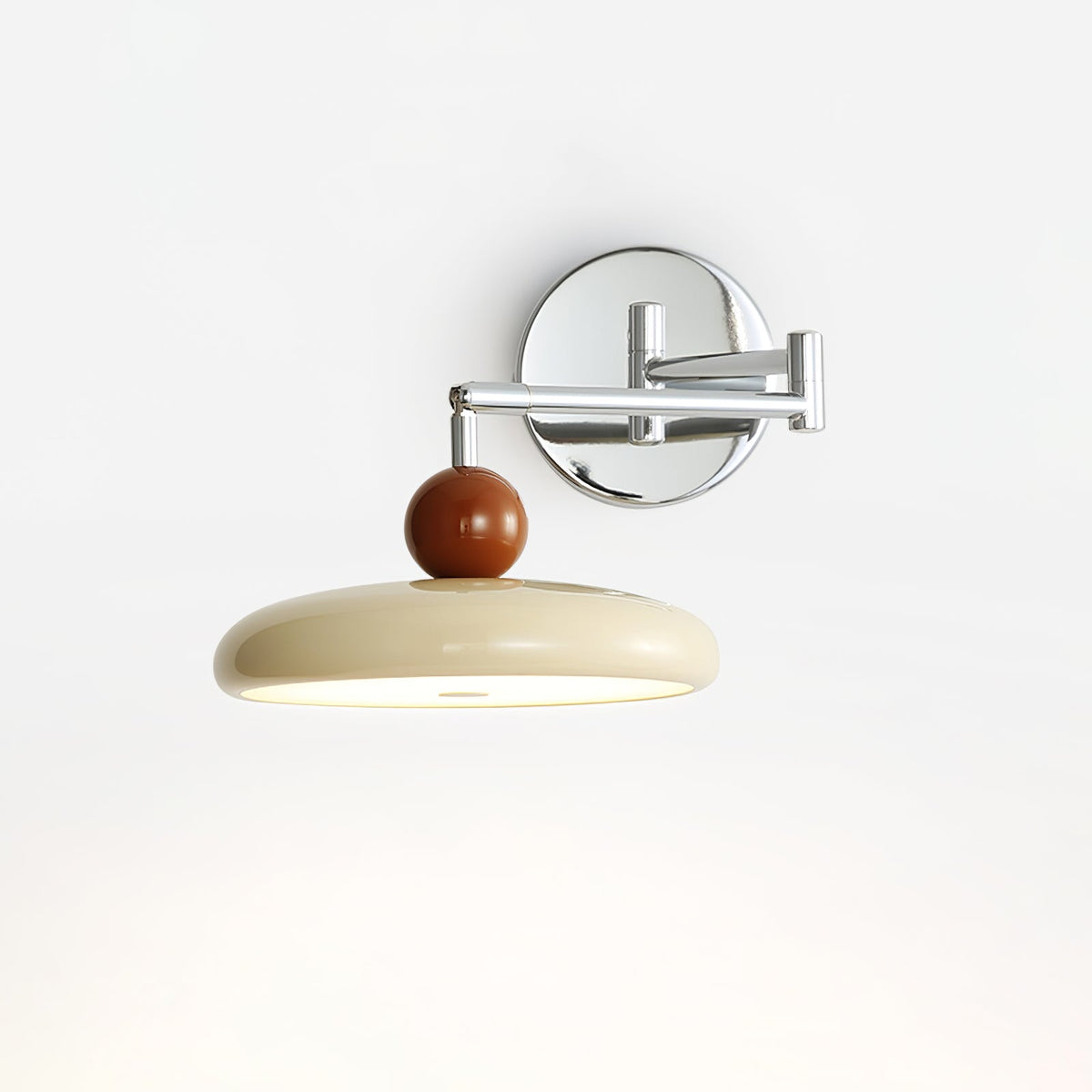 Plug-In Wall Lamp with Adjustable Brightness