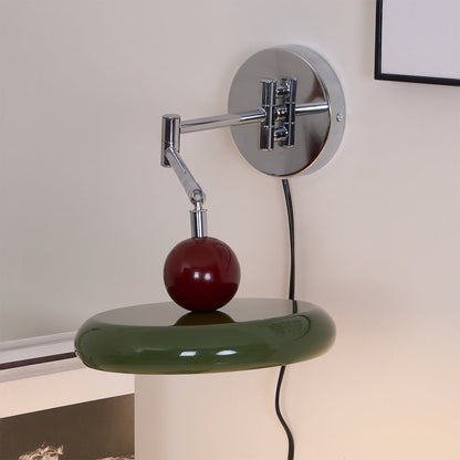 Plug-In Wall Lamp with Adjustable Brightness