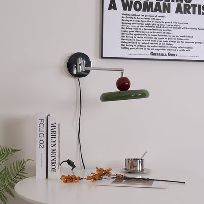 Plug-In Wall Lamp with Adjustable Brightness