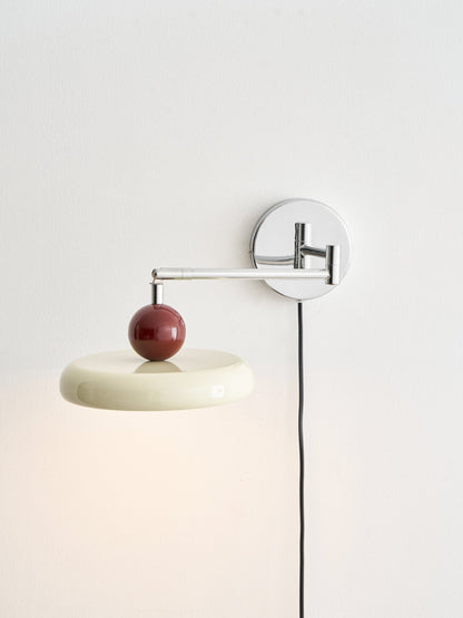 Plug-In Wall Lamp with Adjustable Brightness