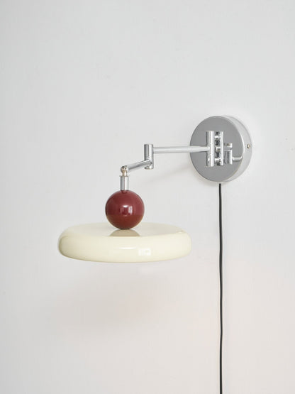 Plug-In Wall Lamp with Adjustable Brightness