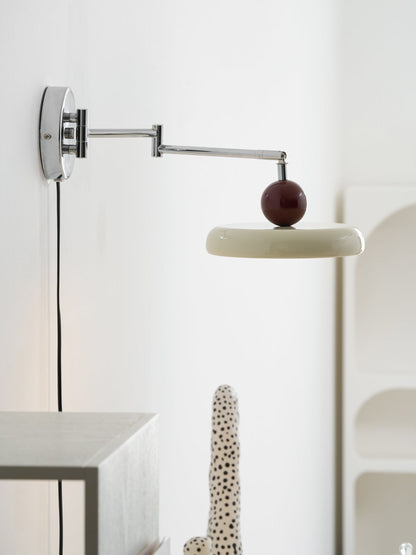 Plug-In Wall Lamp with Adjustable Brightness