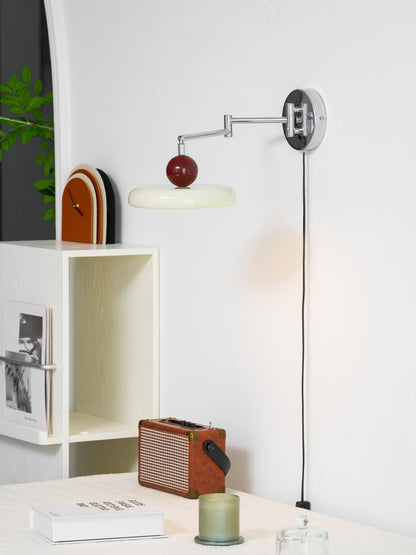 Plug-In Wall Lamp with Adjustable Brightness