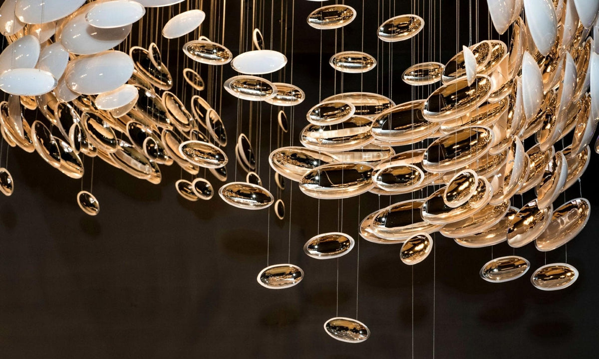 Lustre Bowl Chandelier with Adjustable Height
