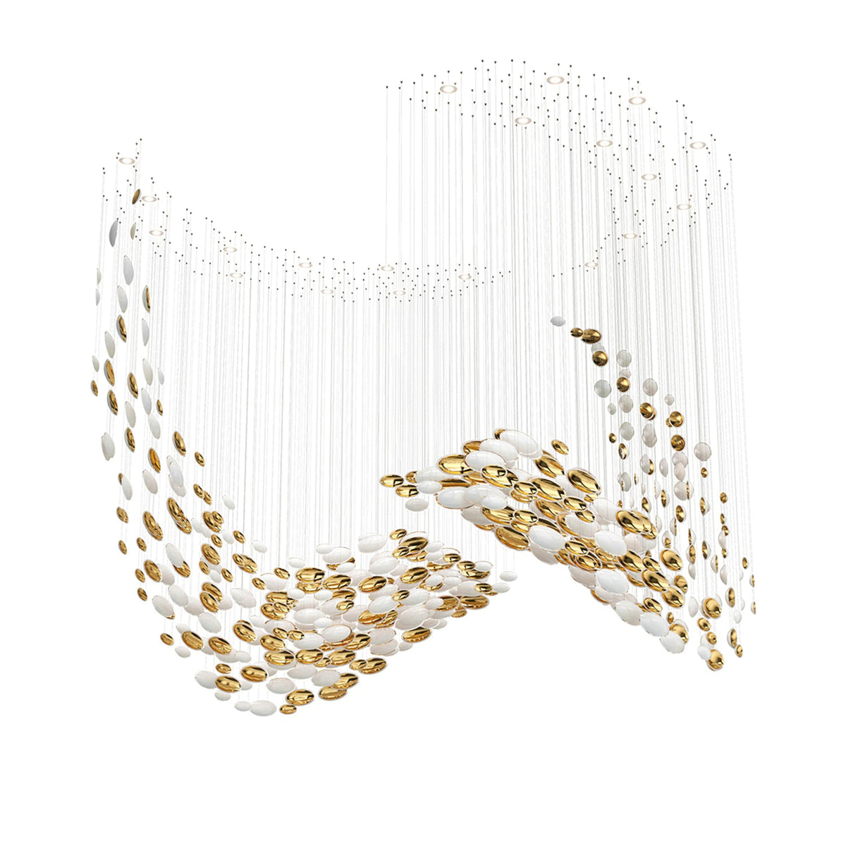Lustre Bowl Chandelier with Adjustable Height