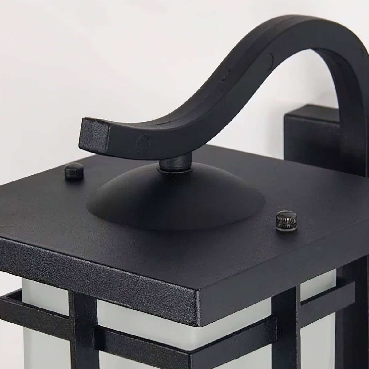 Outdoor Wall Lantern, Weather-Resistant Design — front view